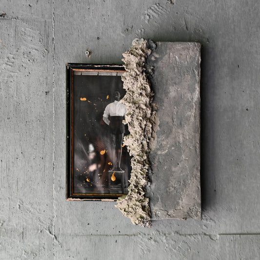 Collage art "MORLTAR02"(Curios)R-01305