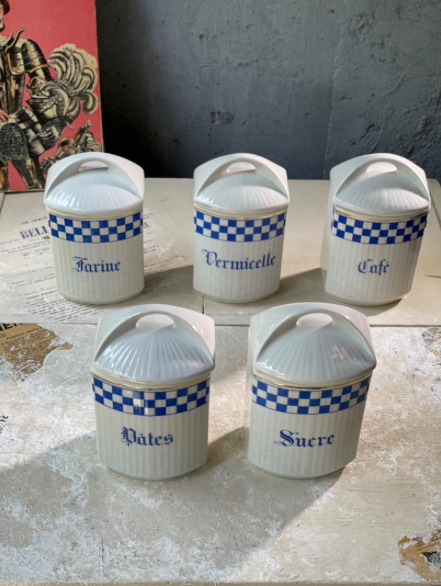 Antique Canister Set{ F-008012}