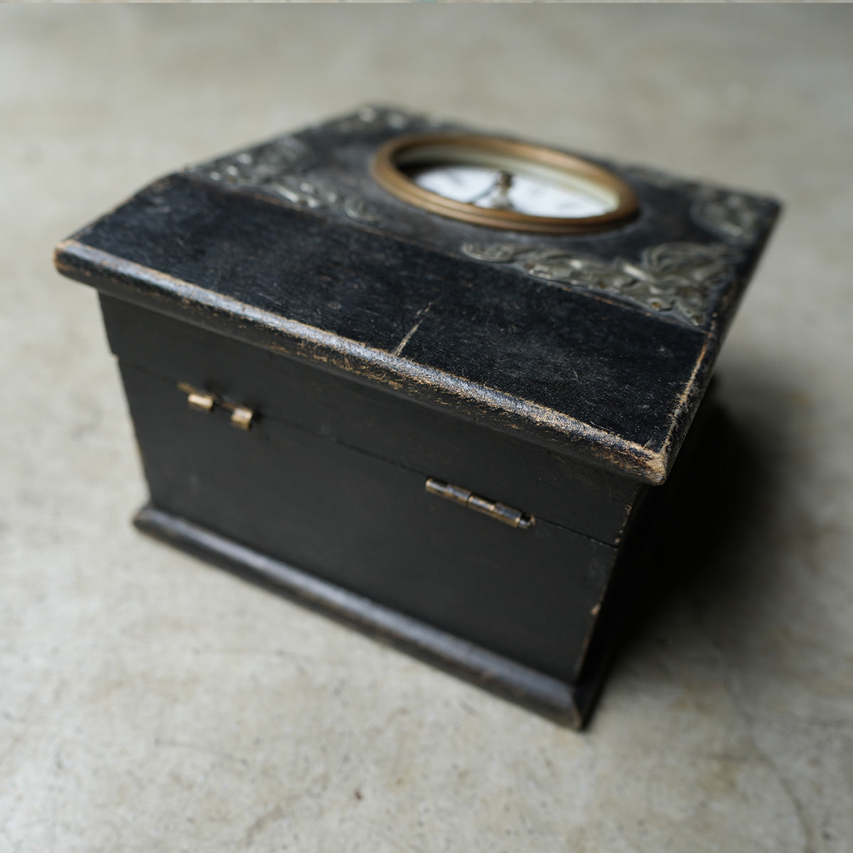 Deco wood case(+Clock) "Napoléon style"{R-00704}