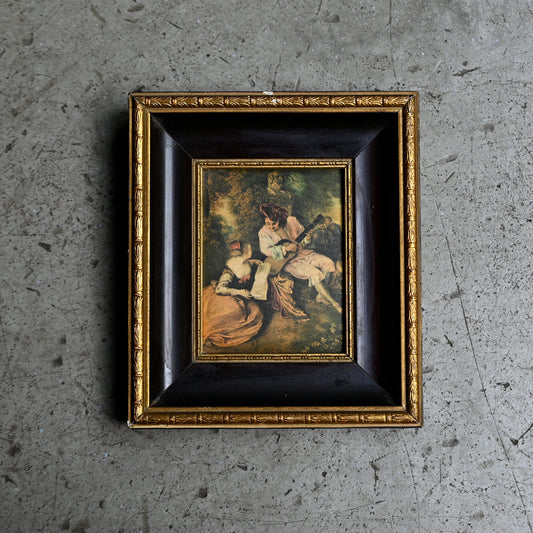 Antique Framed Miniature Painting{ F-00504 }