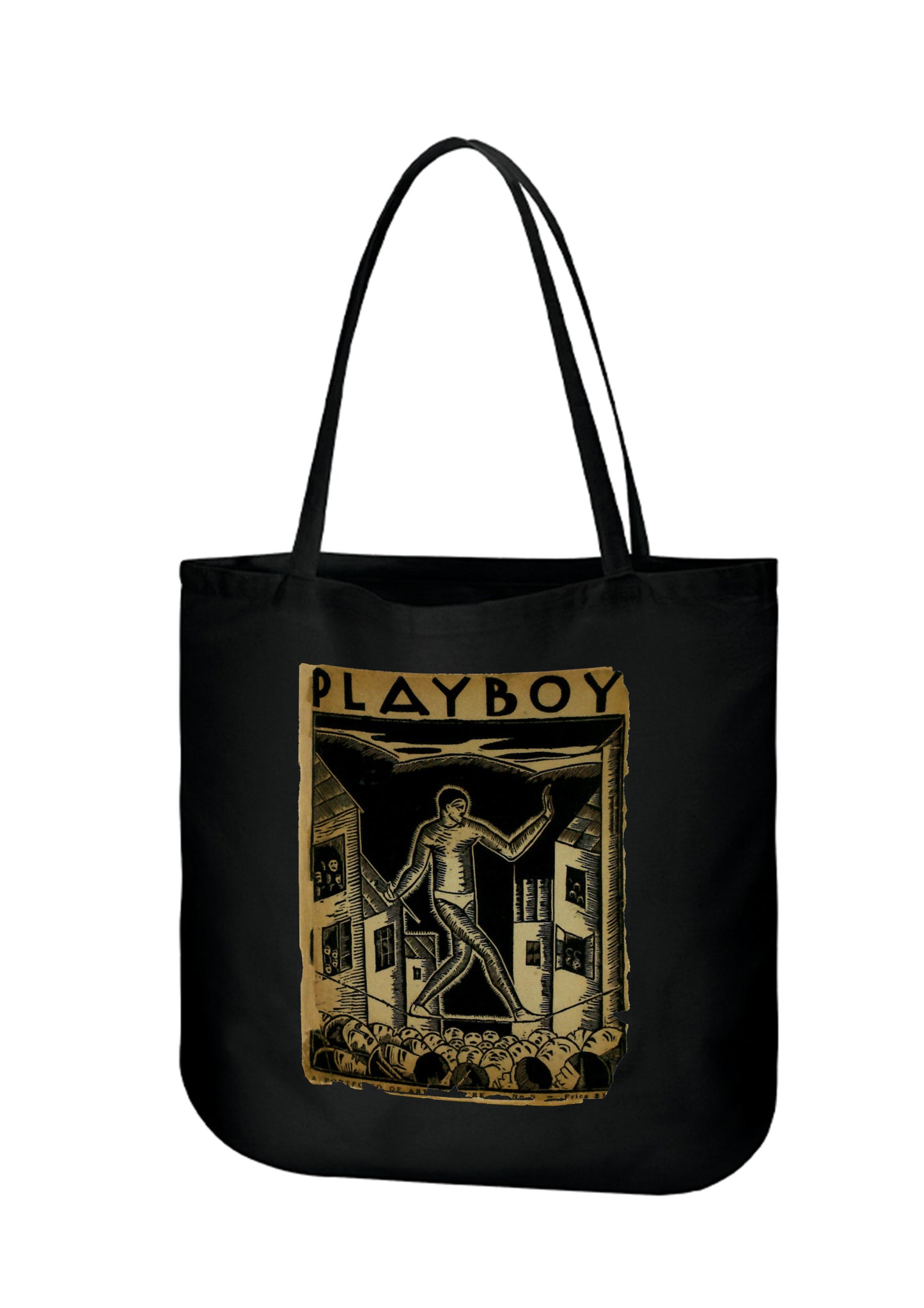 "Cult" tote bag{R-01206}