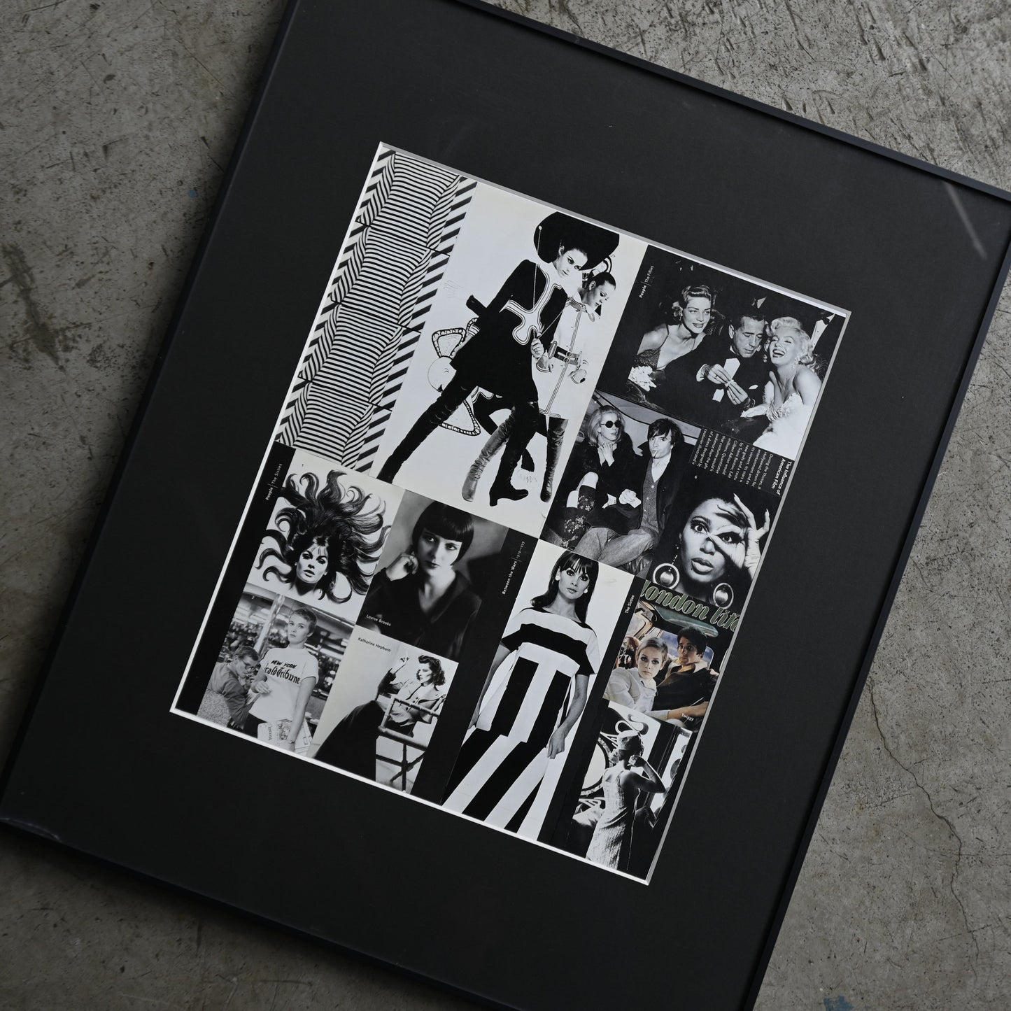 Collage art "FASHION Vol2"(Curios)R-01312