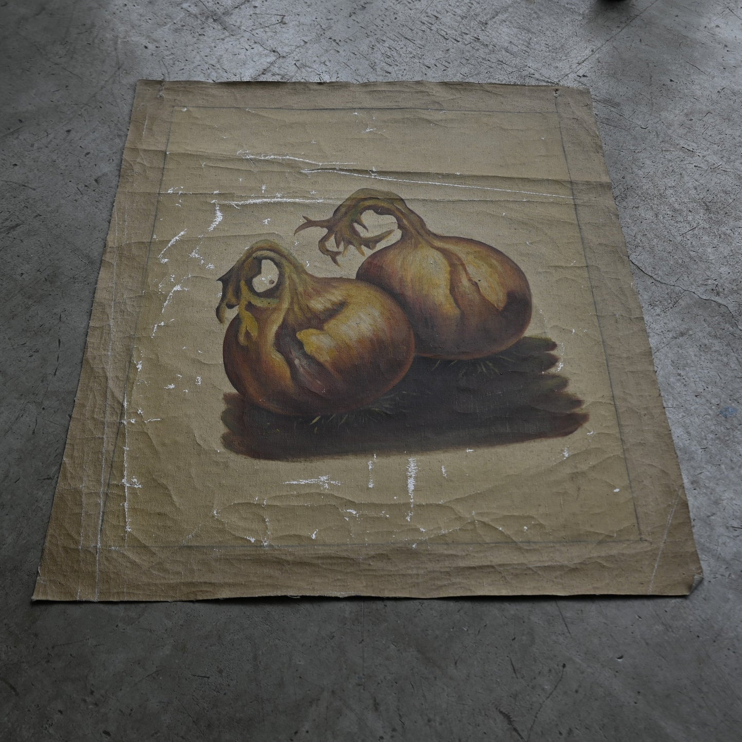 Painting art "ONION"{R-01114}