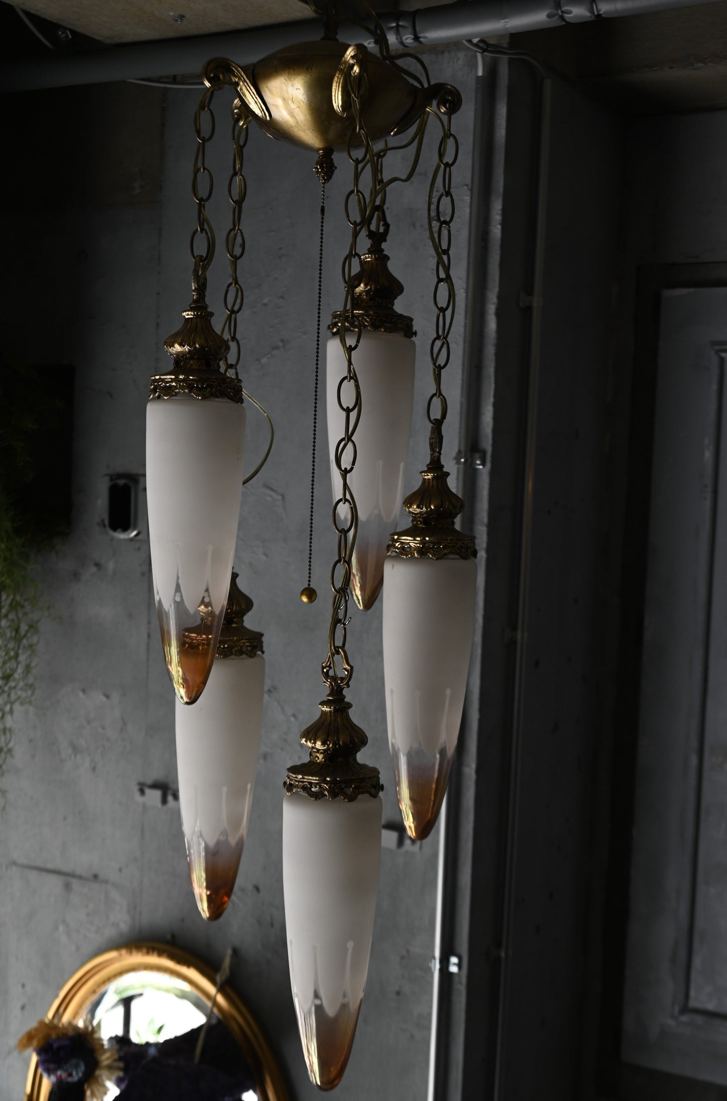Hanging lumps chandelier(5灯){R-00404}