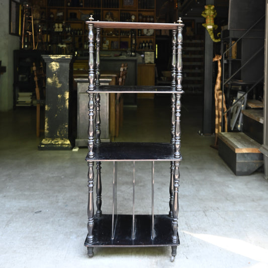 Napoléon III style Black shelf{R-00221}