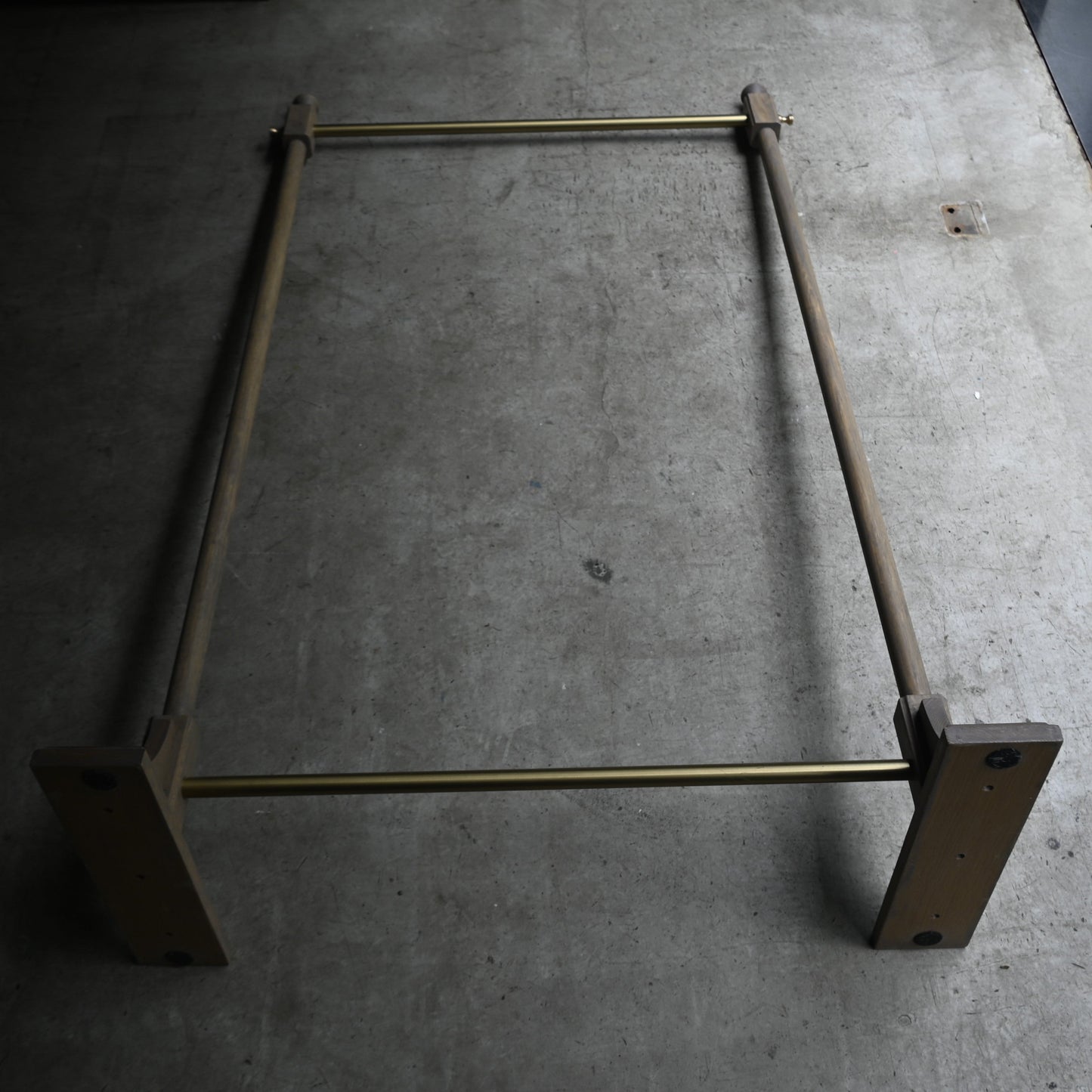 Brass × Wood Hanger Rack{RF-00214}