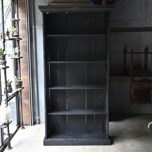 Black paint wood shelf{ RF-00110}