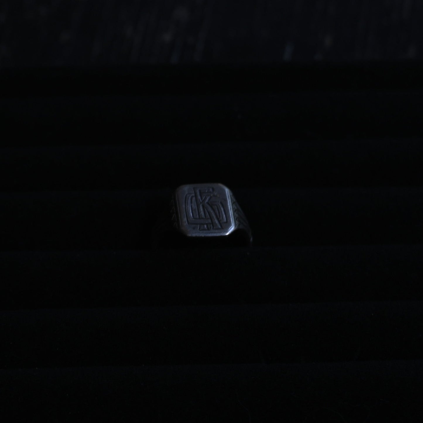 Vintage Signet Ring "Silver900"{RM-00314}