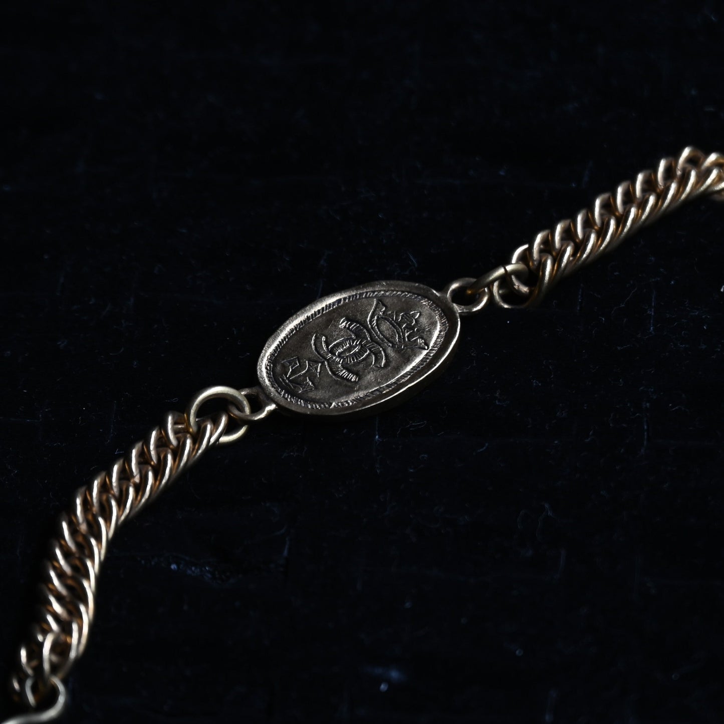Vintage bracelet "80s CHANEL"{RM-00211}