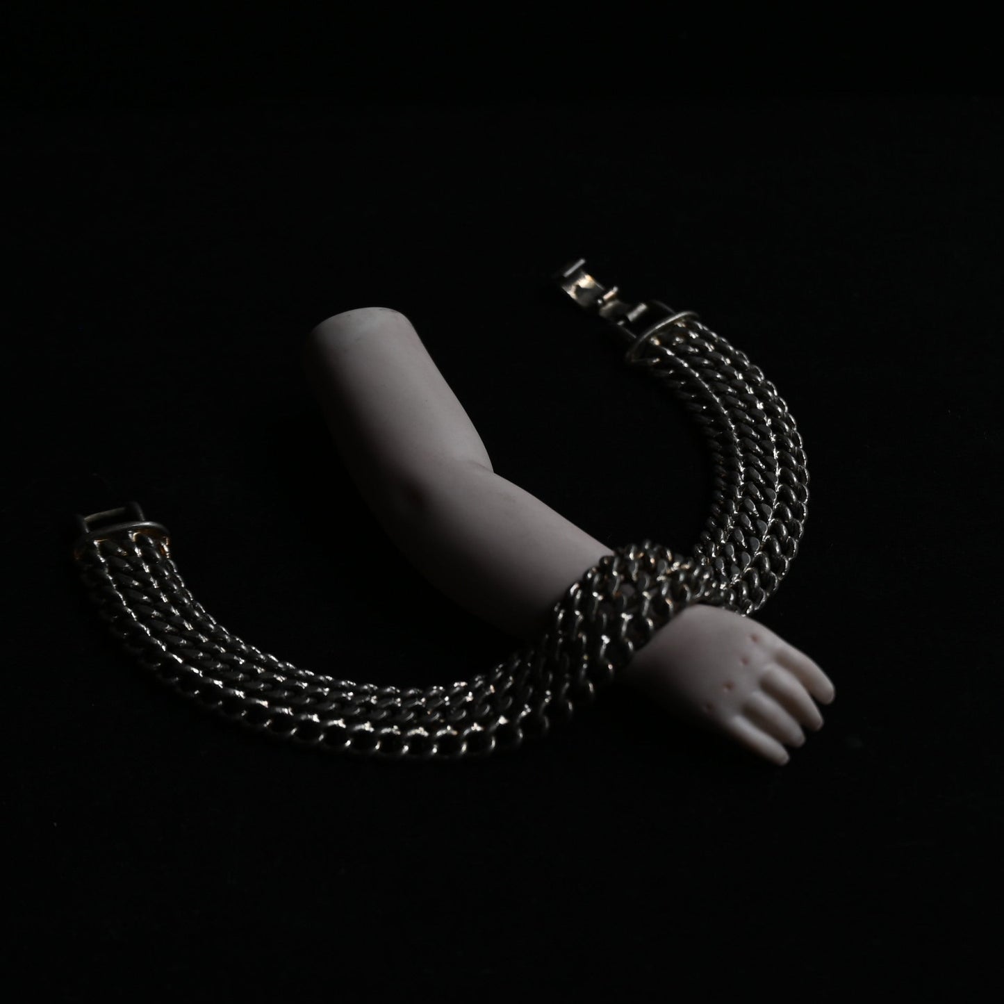 Multi-Strand Curb Chain Bracelet{RM-00210}