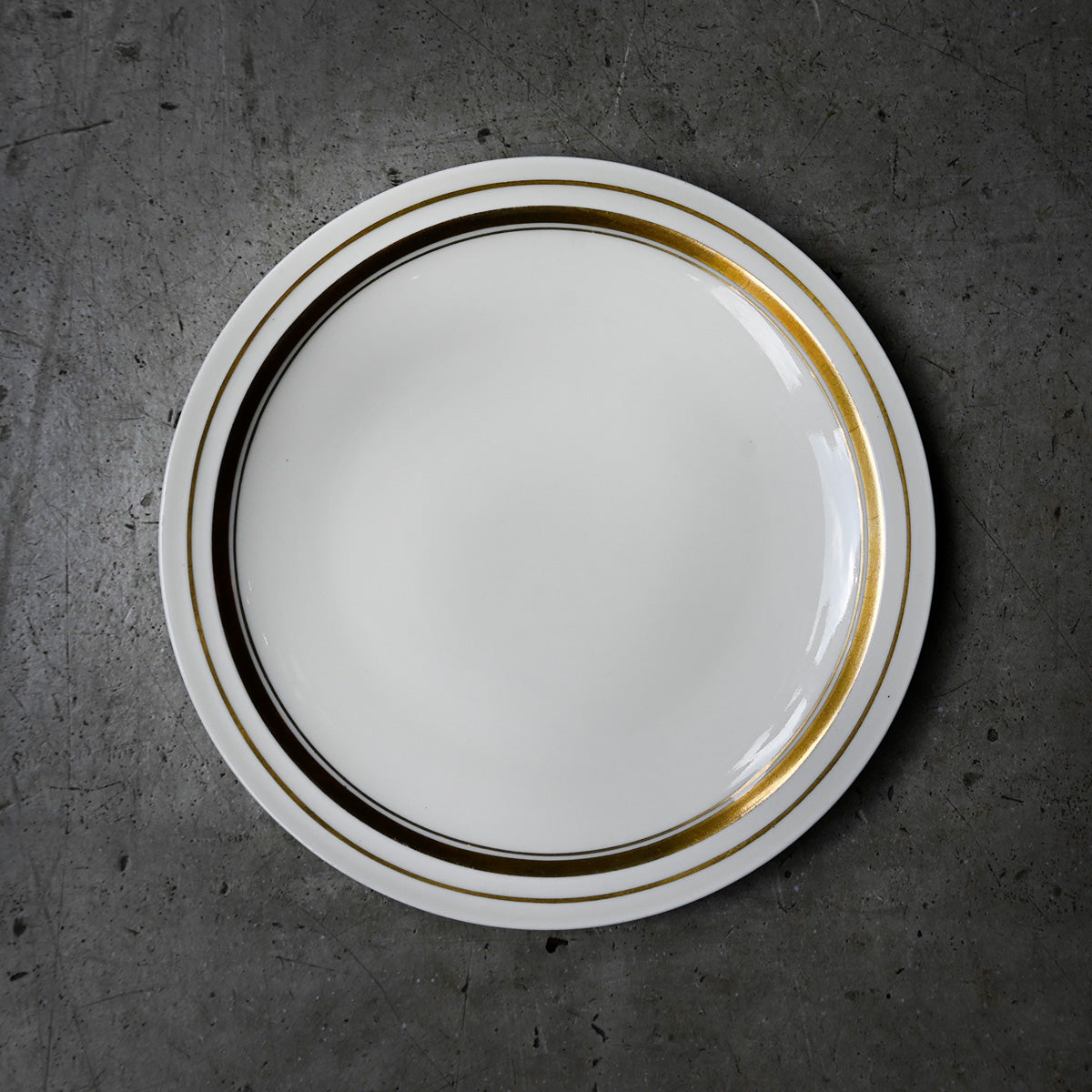 Gold line Ceramic Plate{ F-00805}