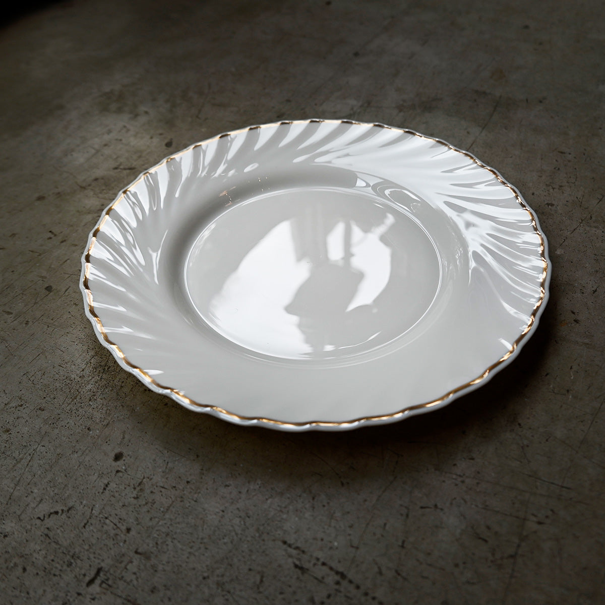 Gold linePlate'arcopal'{ F-00807}