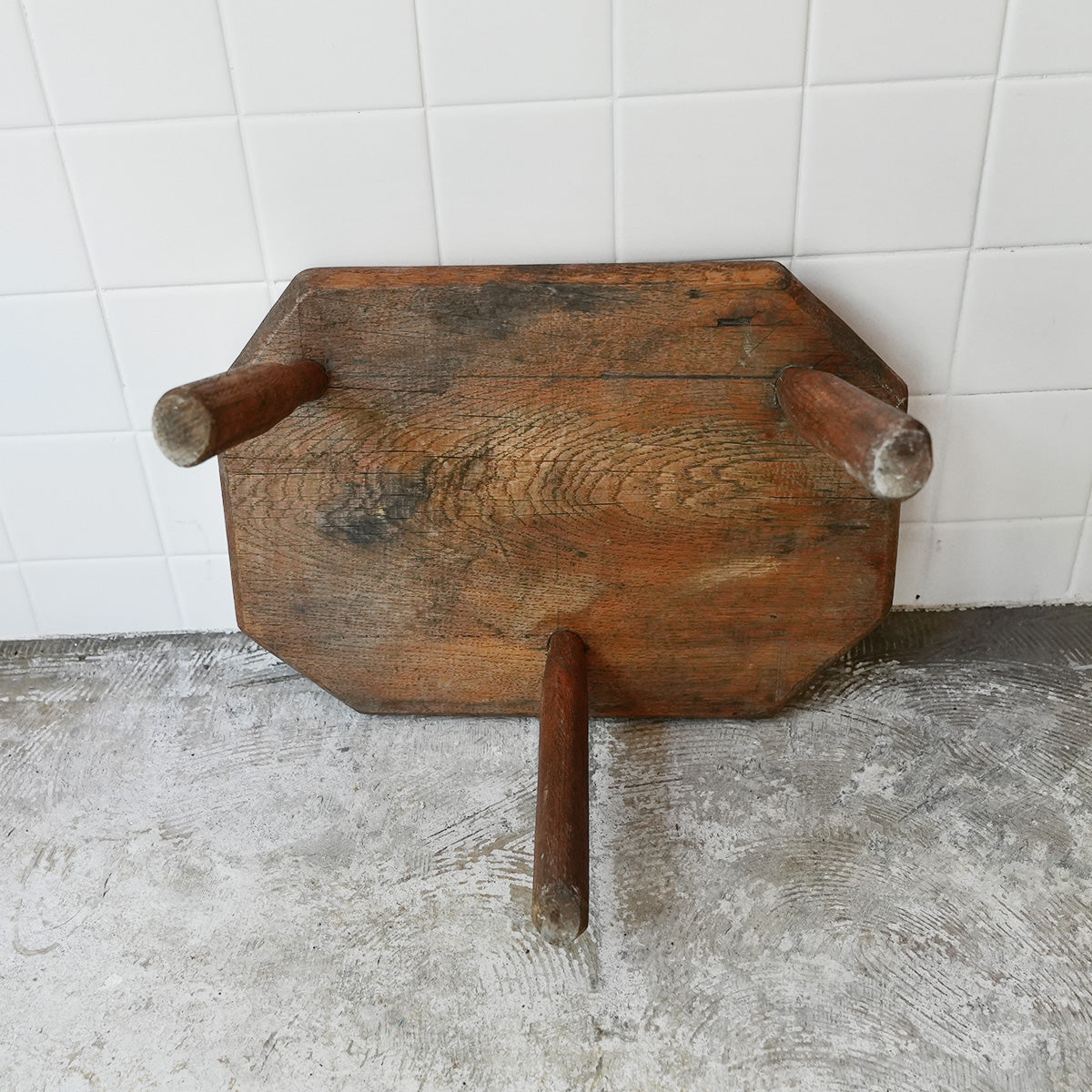 Vintage Wood Display Stand{F-00921}
