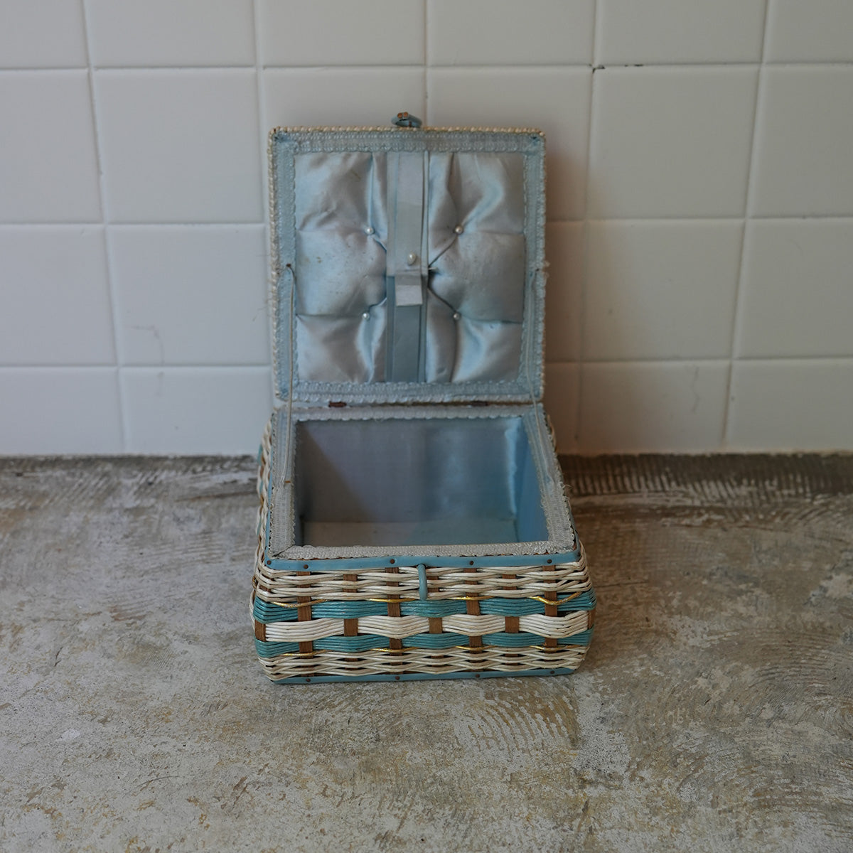 Vintage Basket case{F-009024}