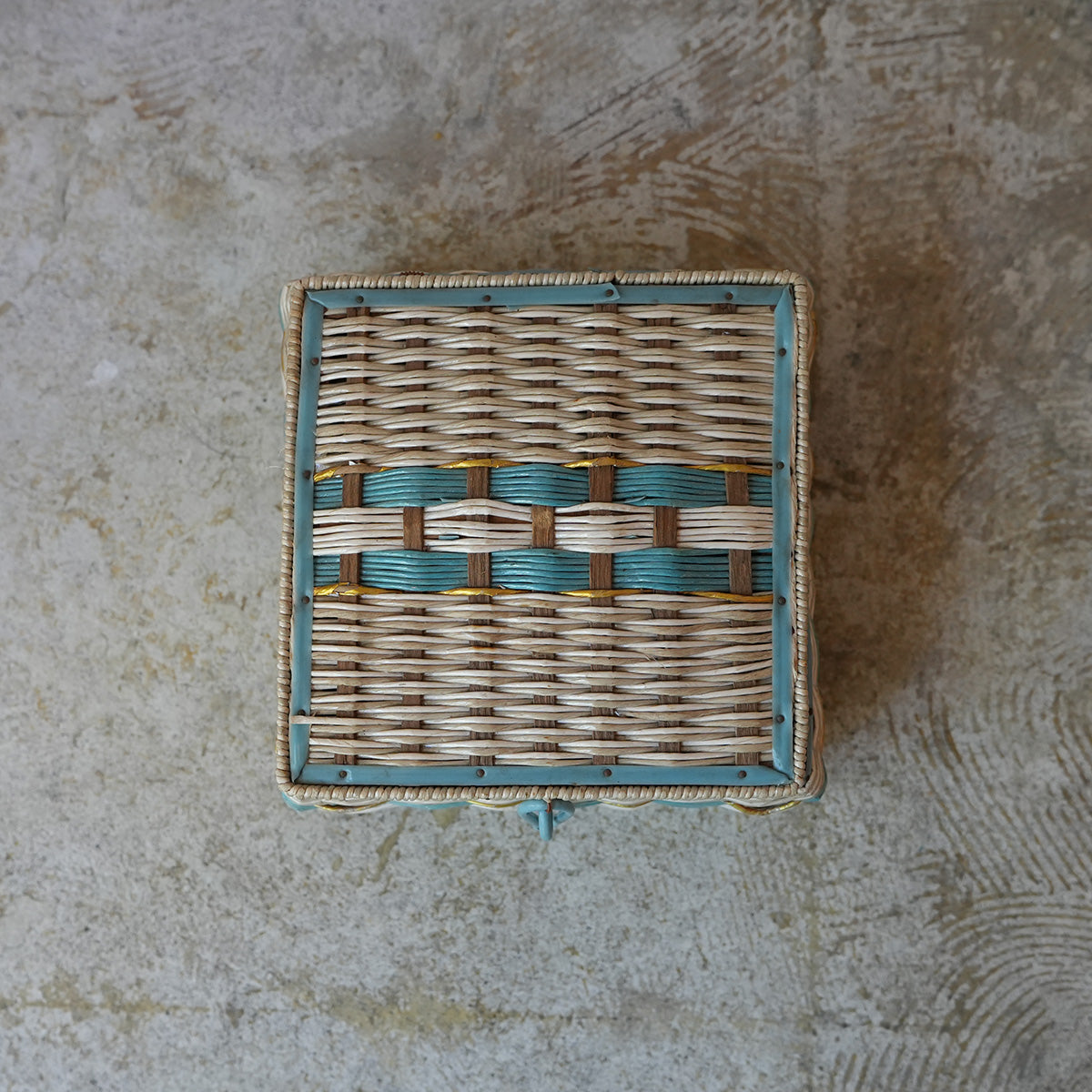 Vintage Basket case{F-009024}
