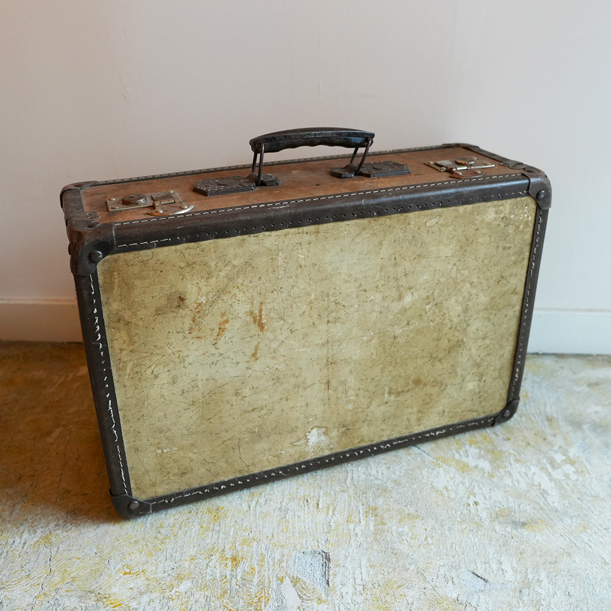 Vintage Wood Trunk Case{F-009026}