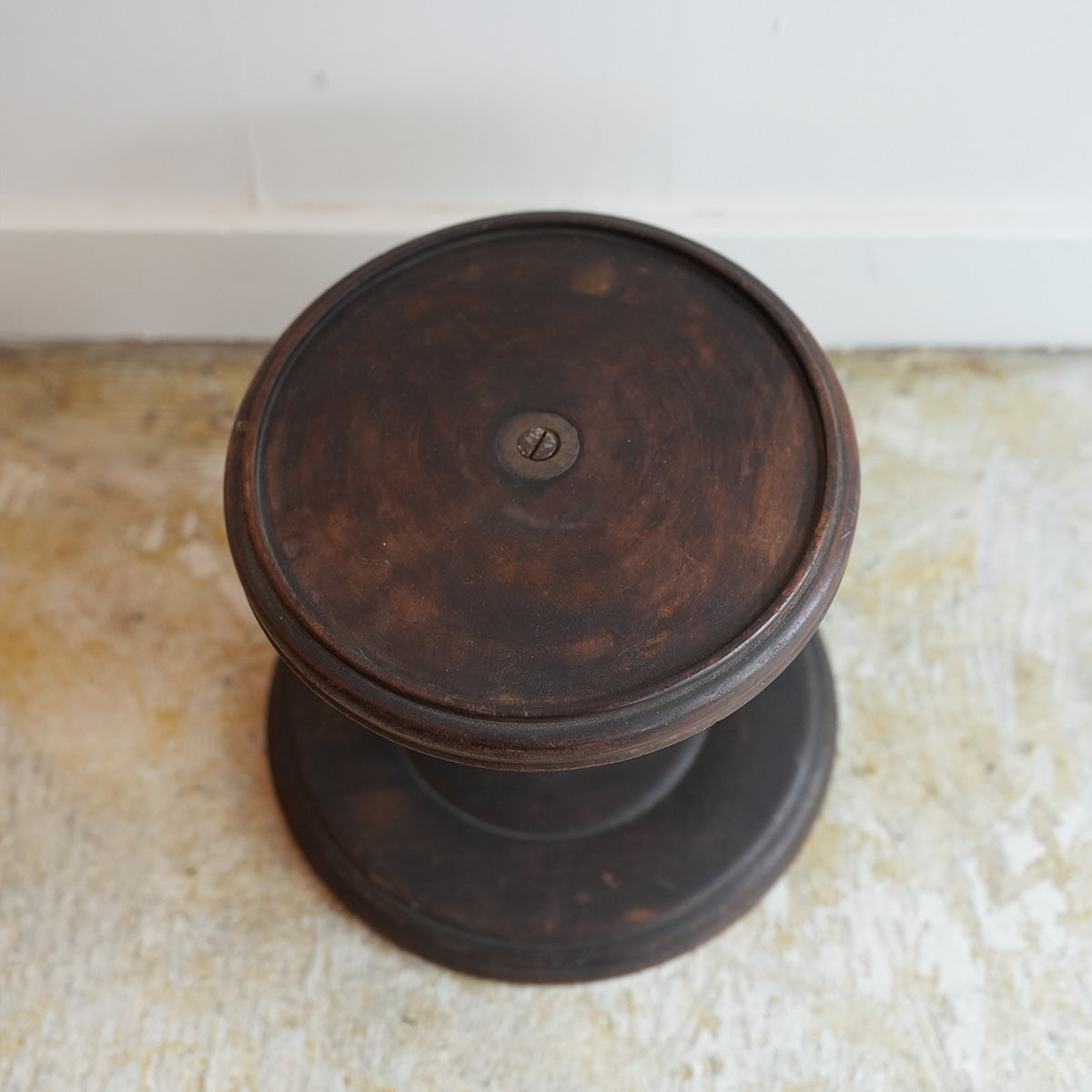 Antique Wood Stand{F-009031}