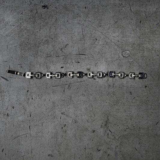 Vintage Geometric Link Bracelet {R-00921}