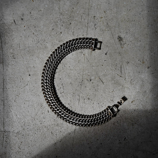 Vintage Mesh Chain Bracelet{R-00931}