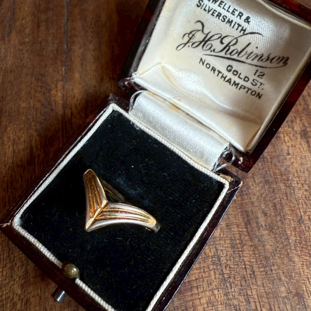 Vintage ring "design V"{R-00903}