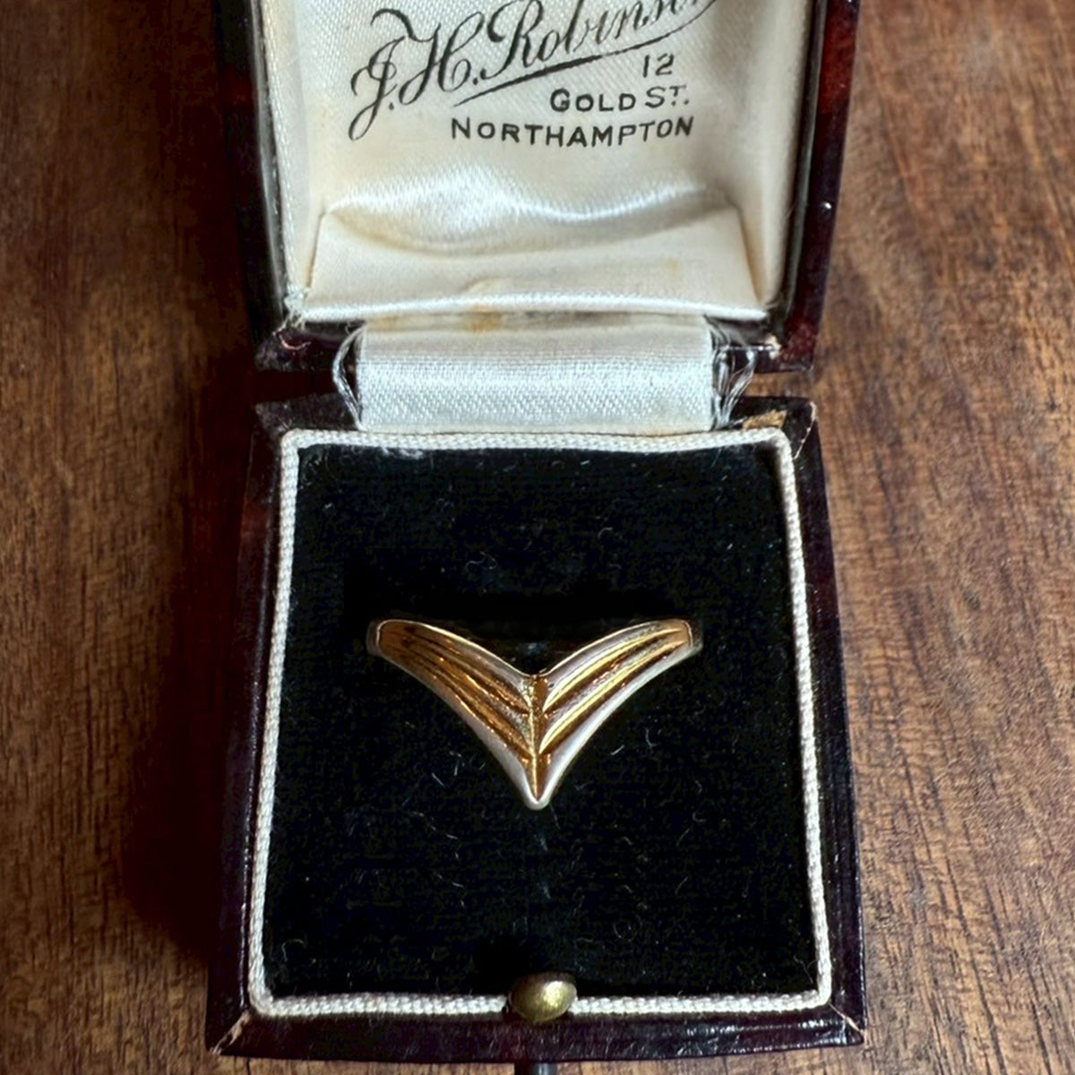 Vintage ring "design V"{R-00903}