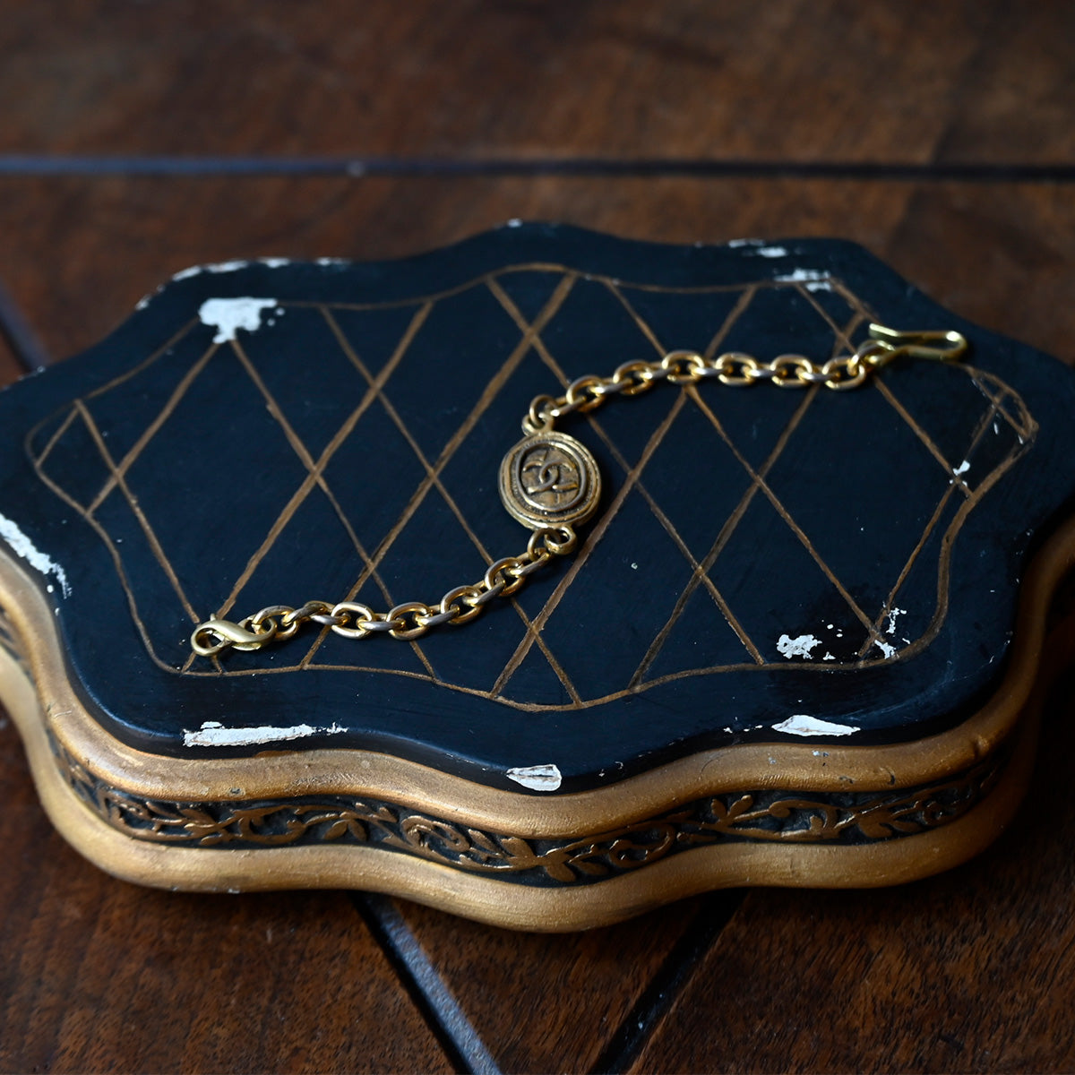 Vintage bracelet "90s CHANEL"{R-00916}