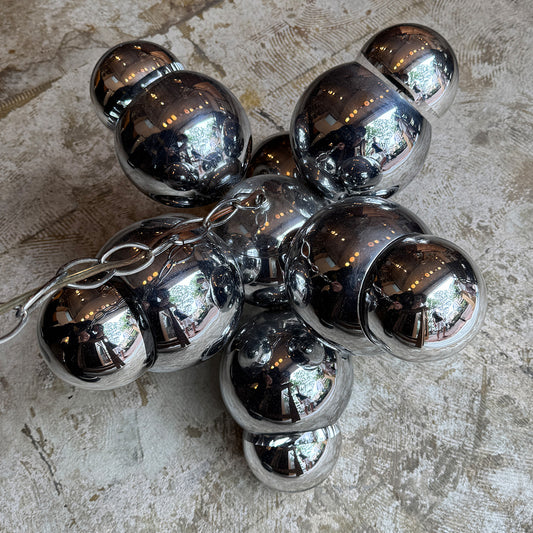 Vintage Mirror Chandelier{F-00414}