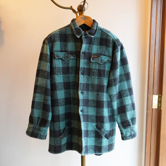 Block Check Flannel Shirt{F-00801}
