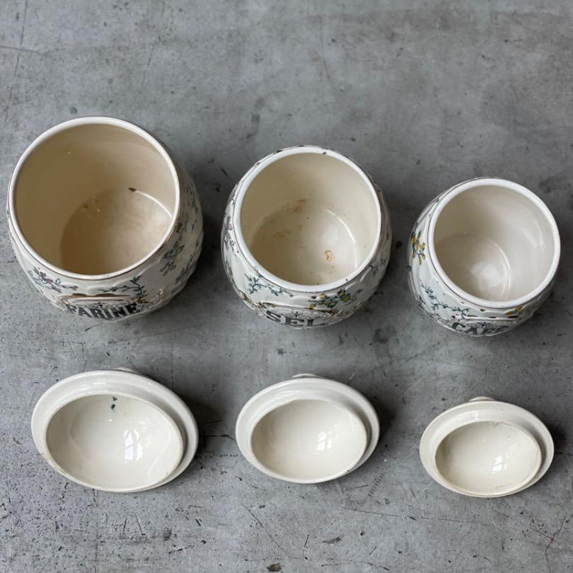 Antique Canister Set{R-01120}