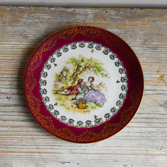 F.M. Limoges / Decoration Plate｛F-00952｝