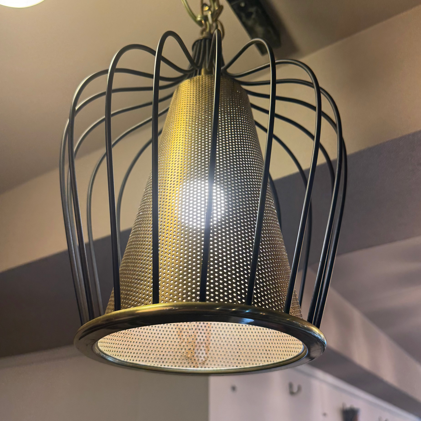 Art deco brass hanging Lamp｛RF-00814｝