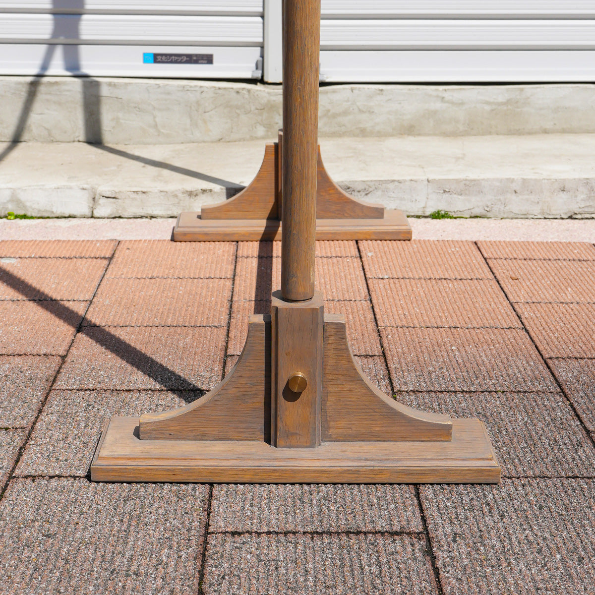 Lien Coat Hanger Rack Oak｛ F-00324｝