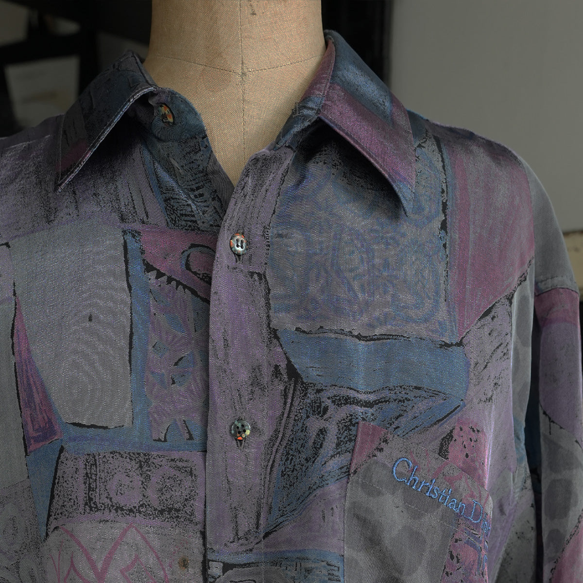 Christian Dior / 80s Vintage Shirt｛F-00856｝