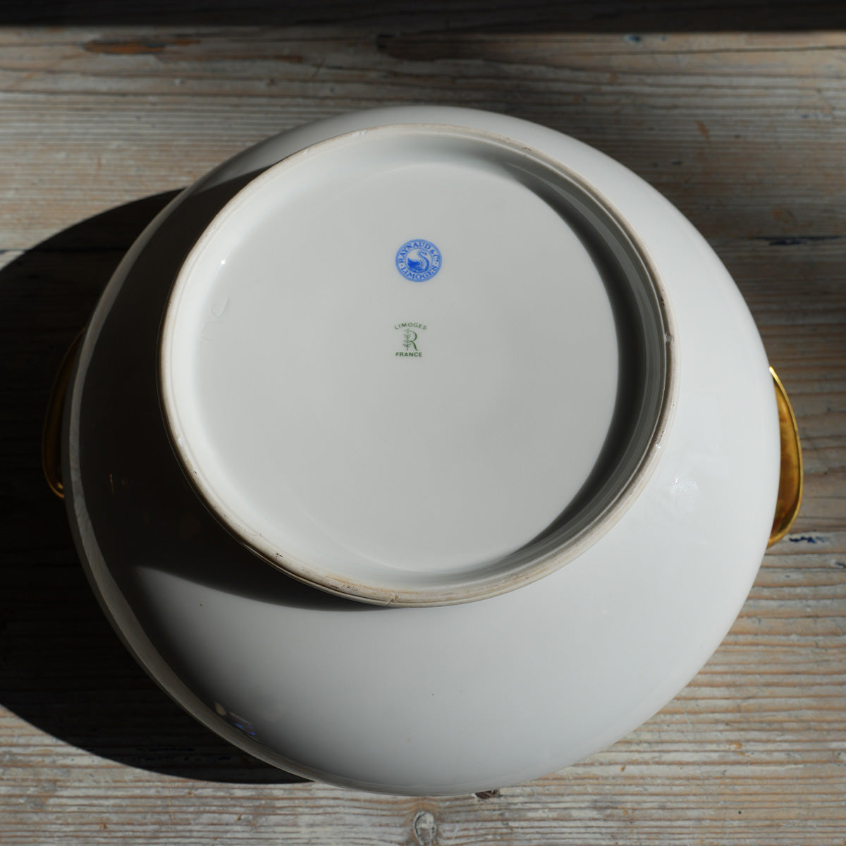 Raynaud / Limoges Soup Pot｛RB-01310｝フランス食器,ビンテージ雑貨