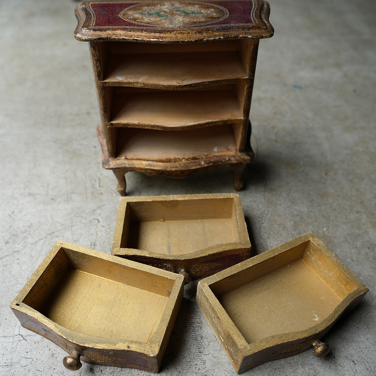 3 drawers case"Art nouveau style"｛R-00705｝