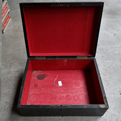 Antique Black Wooden Box Napoléon III style｛R-00713｝