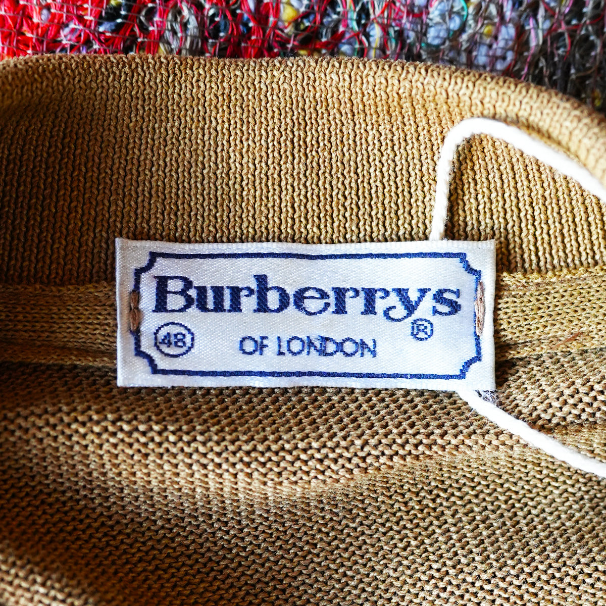 BURBERRY / SUEDE KNIT JACKET｛F-00814｝