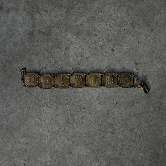 Vintage European Landmark Bracelet{R-00942}