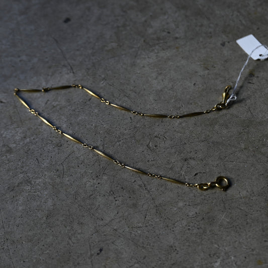 Vintage Gold Bar Bracelet{R-00940}