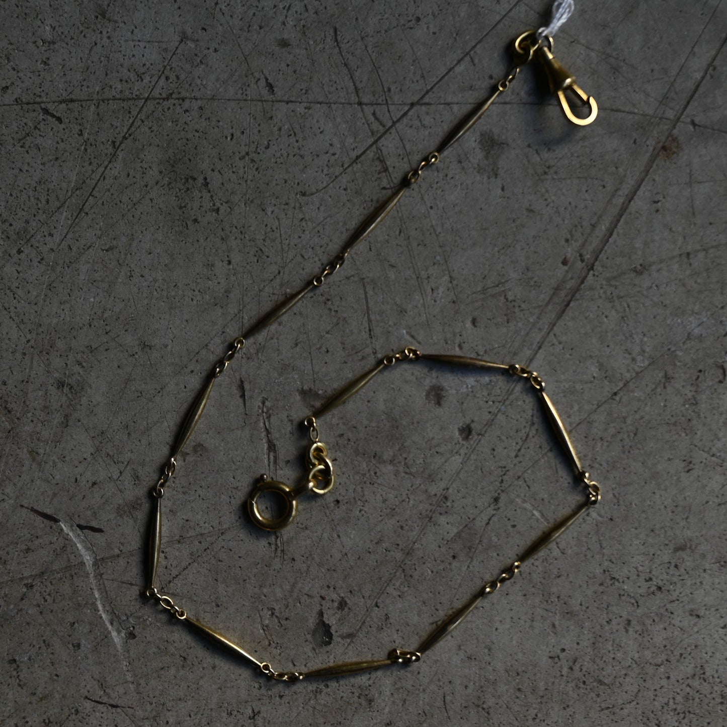 Vintage Gold Bar Bracelet{R-00940}