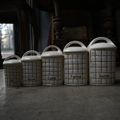 Antique Canister Set｛ R-0119}