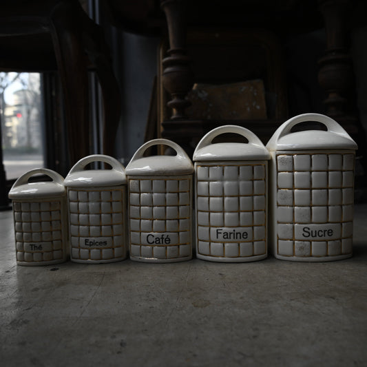 Antique Canister Set｛ R-0119}