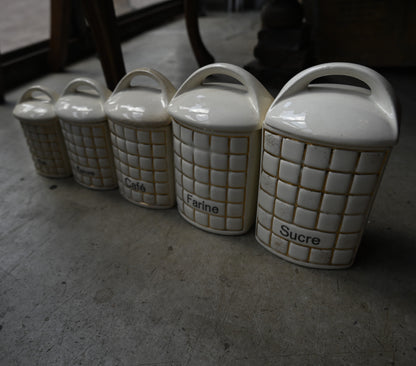 Antique Canister Set｛ R-0119}