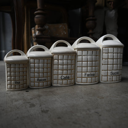 Antique Canister Set｛ R-0119}
