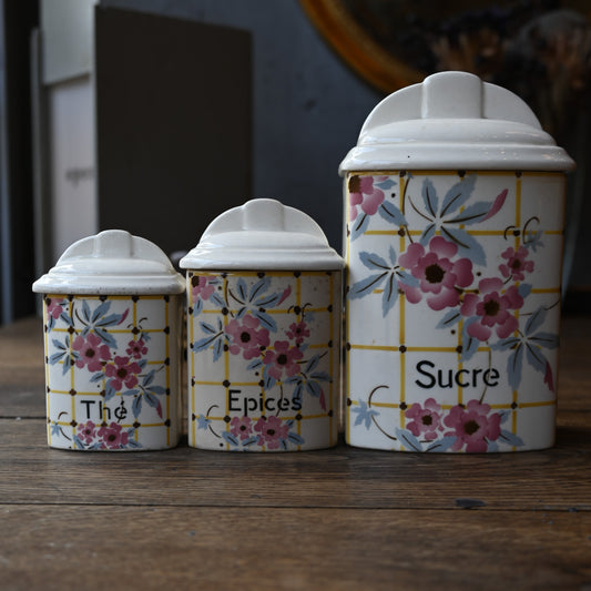 Antique Canister Set｛ R-01110}