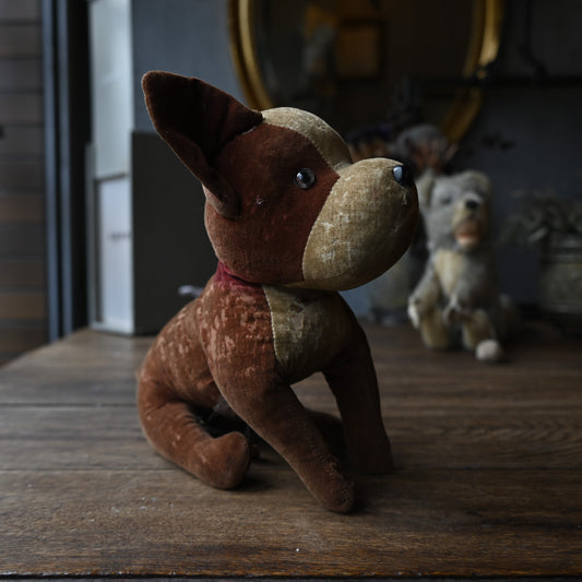 Antique Stuffed Dog｛R-01112｝