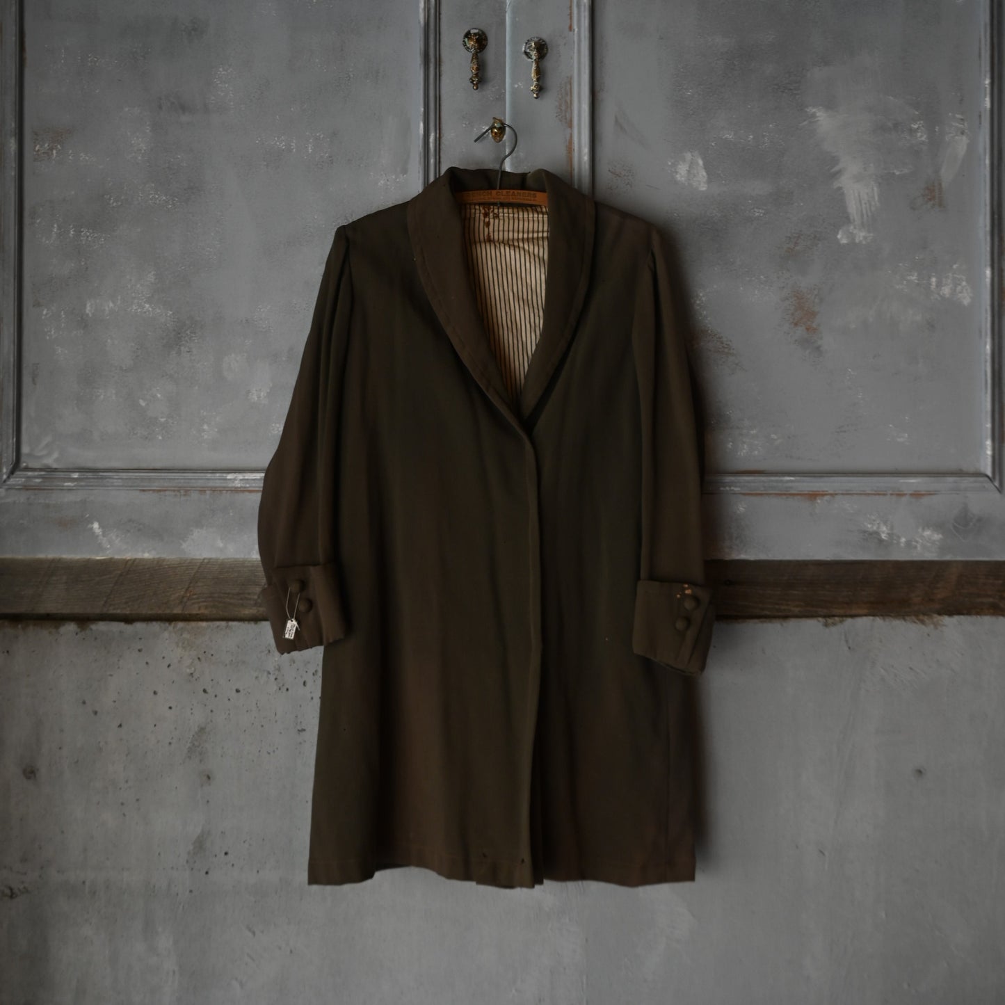 1910~30s / Vintage shawl collar coat｛R-01013｝