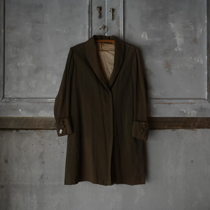 1910~30s / Vintage shawl collar coat｛R-01013｝
