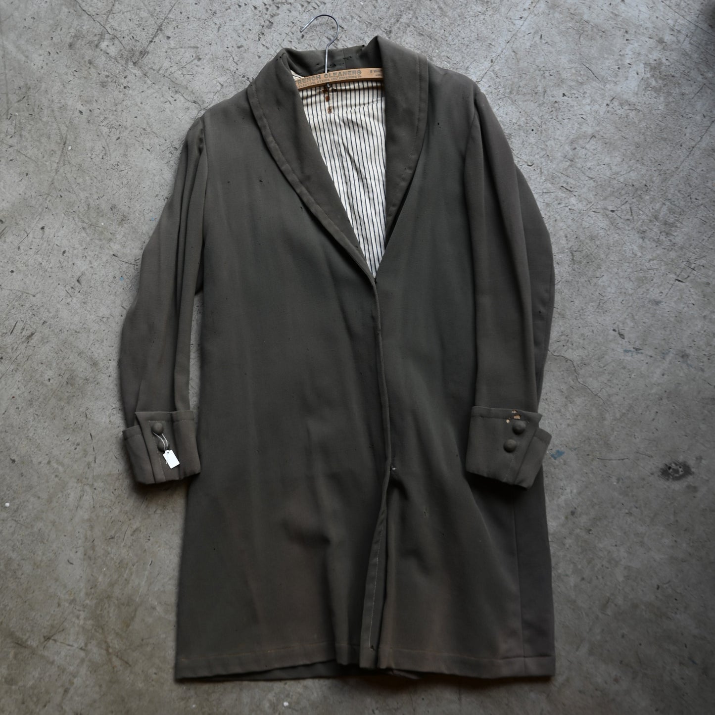 1910~30s / Vintage shawl collar coat｛R-01013｝