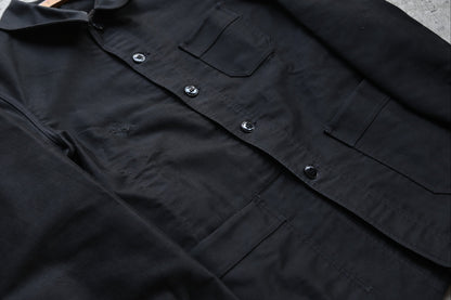 1910~30s / Vintage black moleskin jacket｛R-01014｝